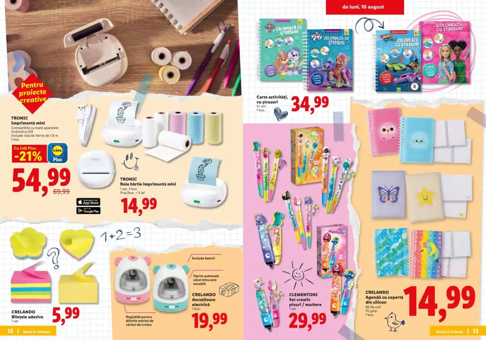 catalog lidl oferte 10 august produse scoala - pagina 12 - 13 | iDevice.ro catalog lidl oferte 10 august produse scoala - pagina 12 - 13