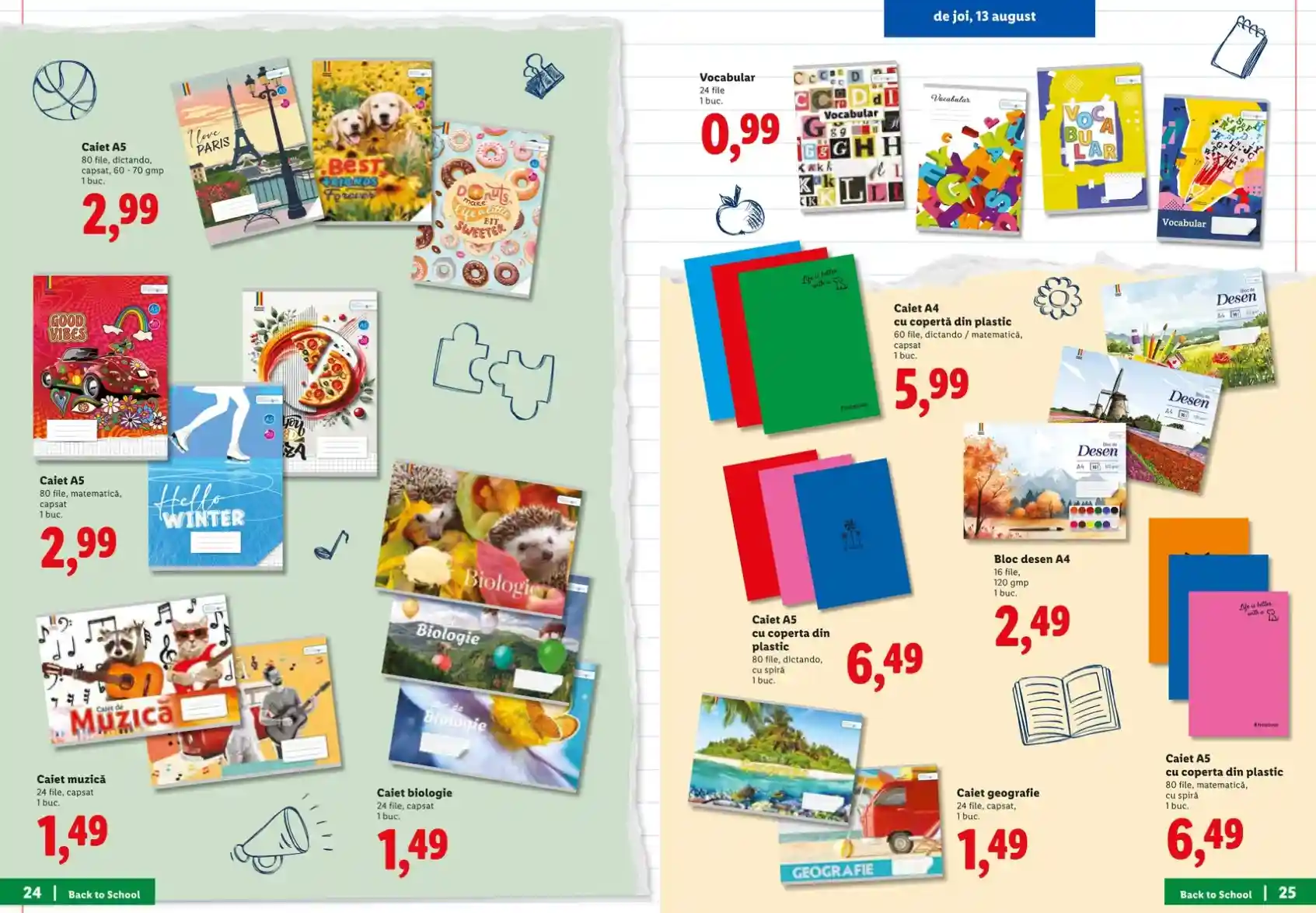 catalog lidl oferte 10 august produse scoala - pagina 24 - 25 | iDevice.ro catalog lidl oferte 10 august produse scoala - pagina 24 - 25