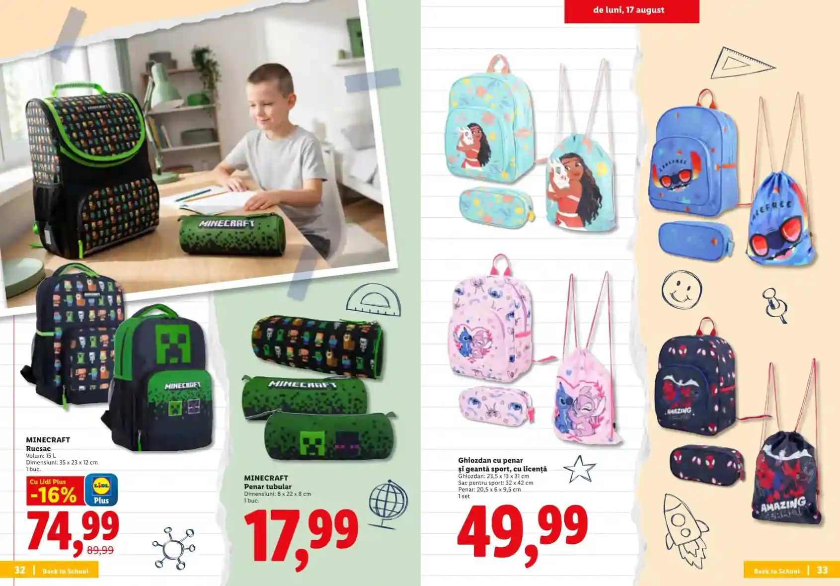 catalog lidl oferte 10 august produse scoala - pagina 32 - 33 | iDevice.ro catalog lidl oferte 10 august produse scoala - pagina 32 - 33