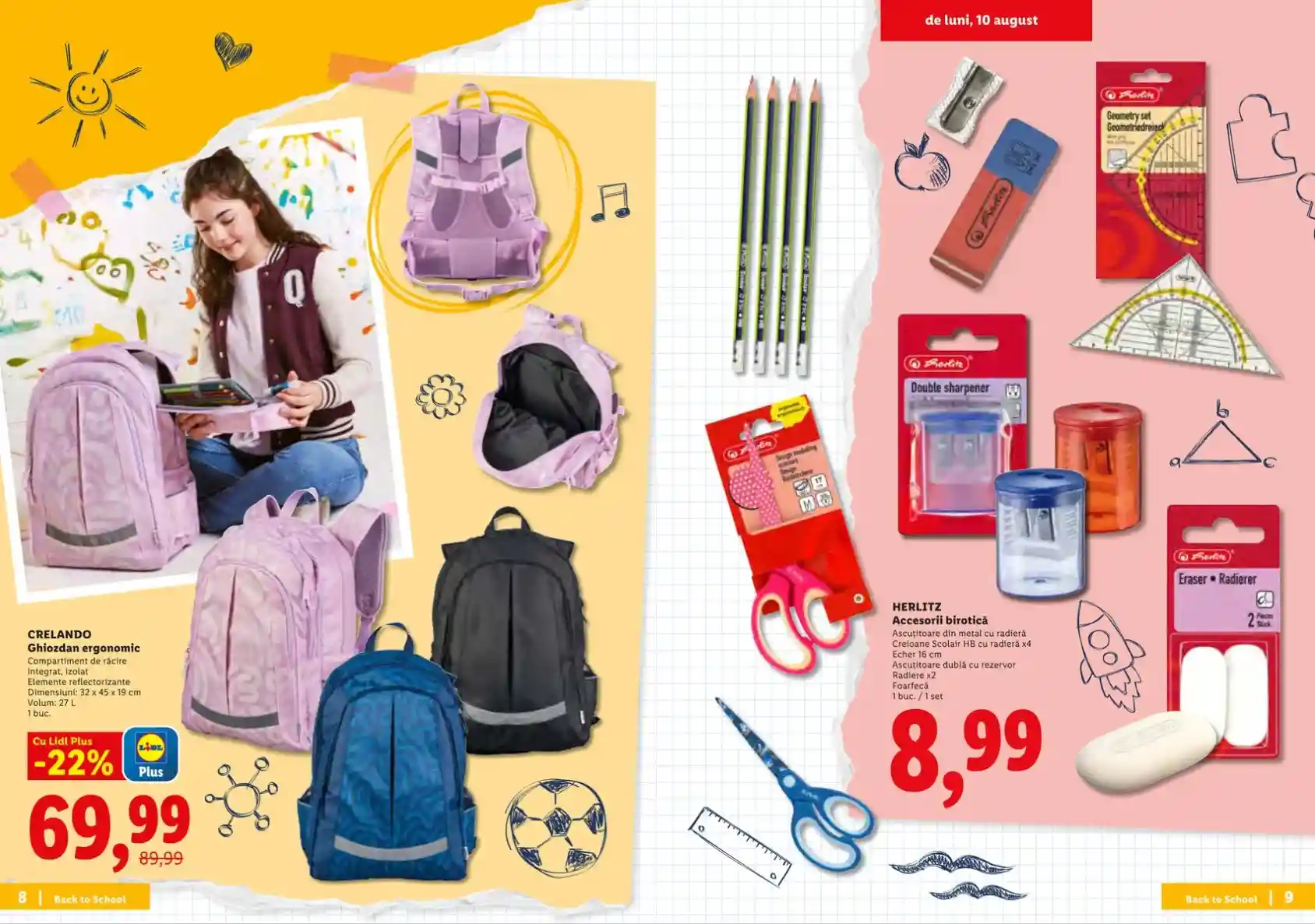 catalog lidl oferte 10 august produse scoala - pagina 8 - 9 | iDevice.ro catalog lidl oferte 10 august produse scoala - pagina 8 - 9