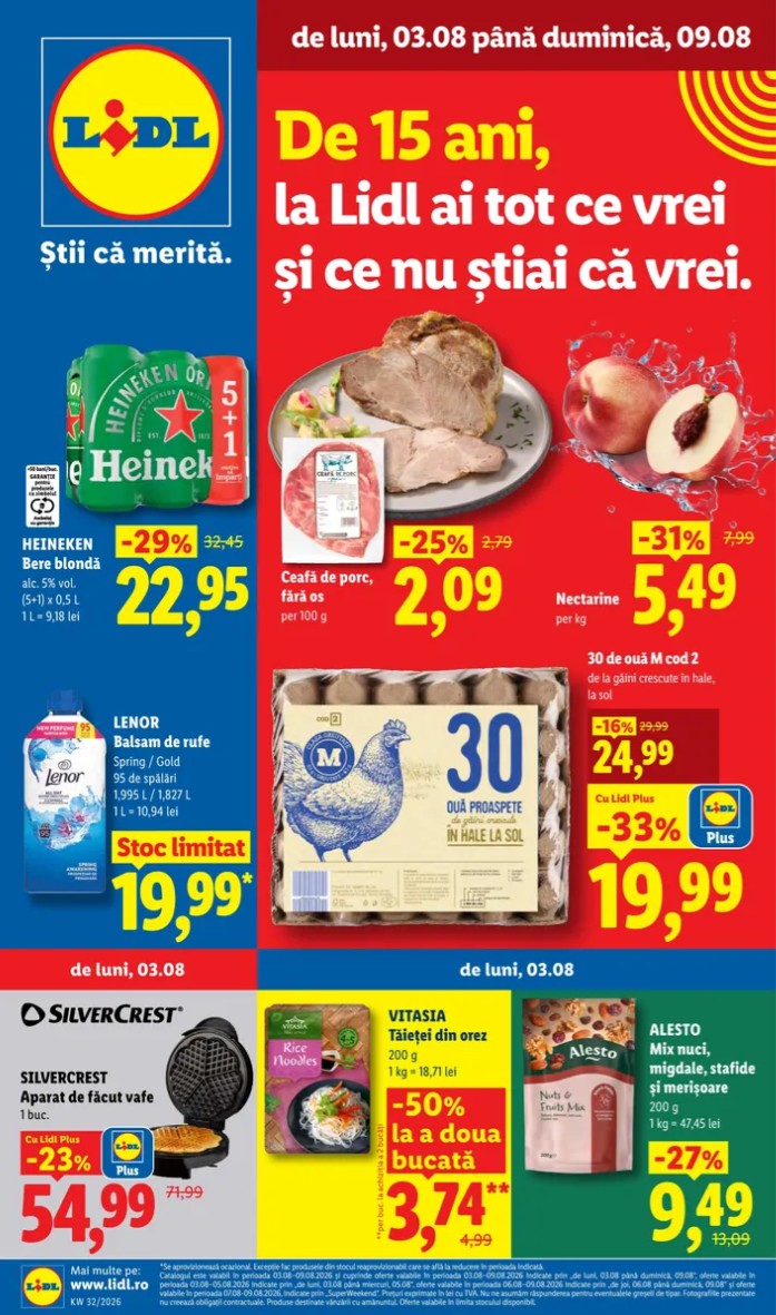 catalogul LIDL oferte 3 august 2026 - pagina 1 | iDevice.ro catalogul LIDL oferte 3 august 2026 - pagina 1