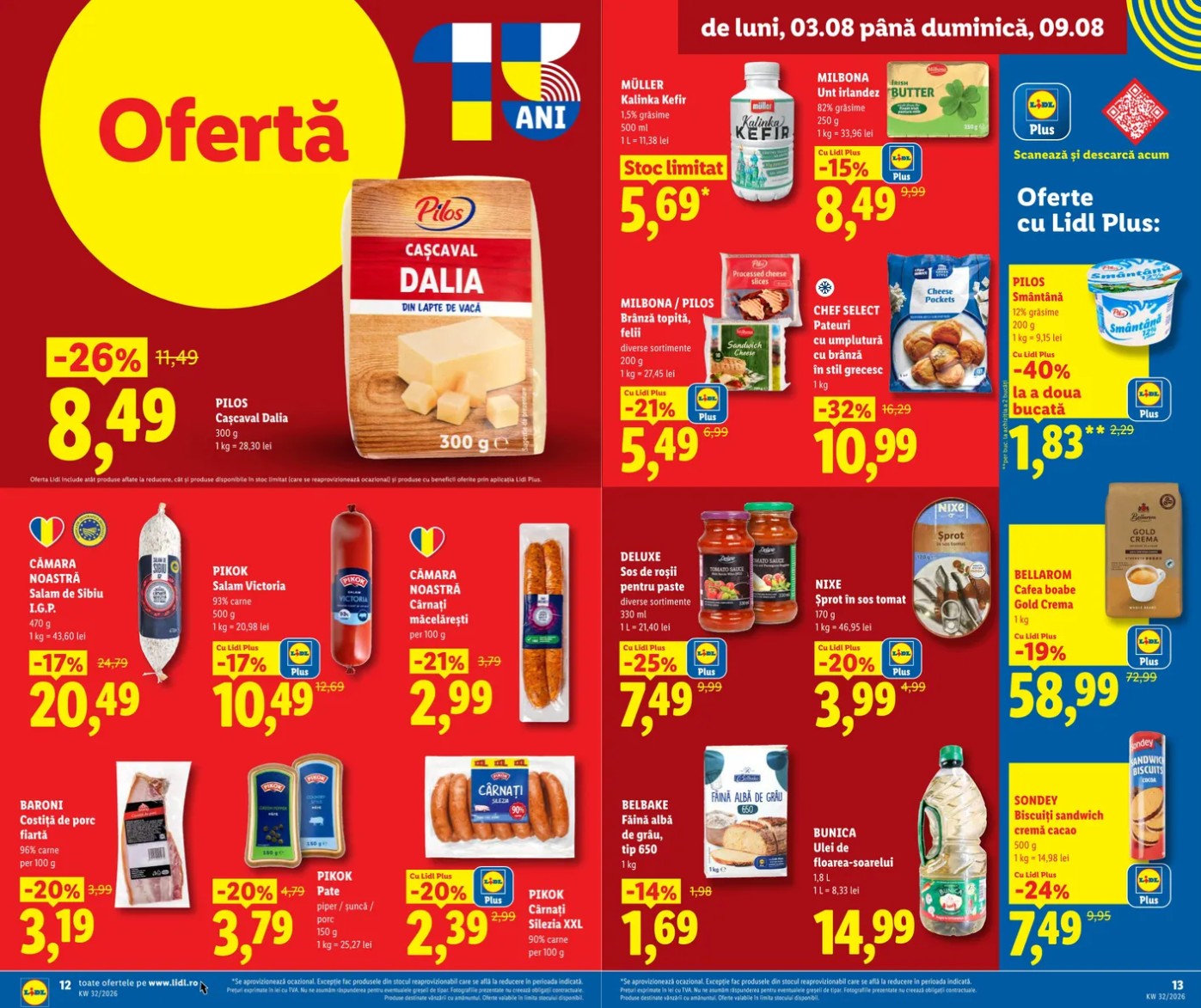 catalogul LIDL oferte 3 august 2026 - pagina 12 - 13 | iDevice.ro catalogul LIDL oferte 3 august 2026 - pagina 12 - 13