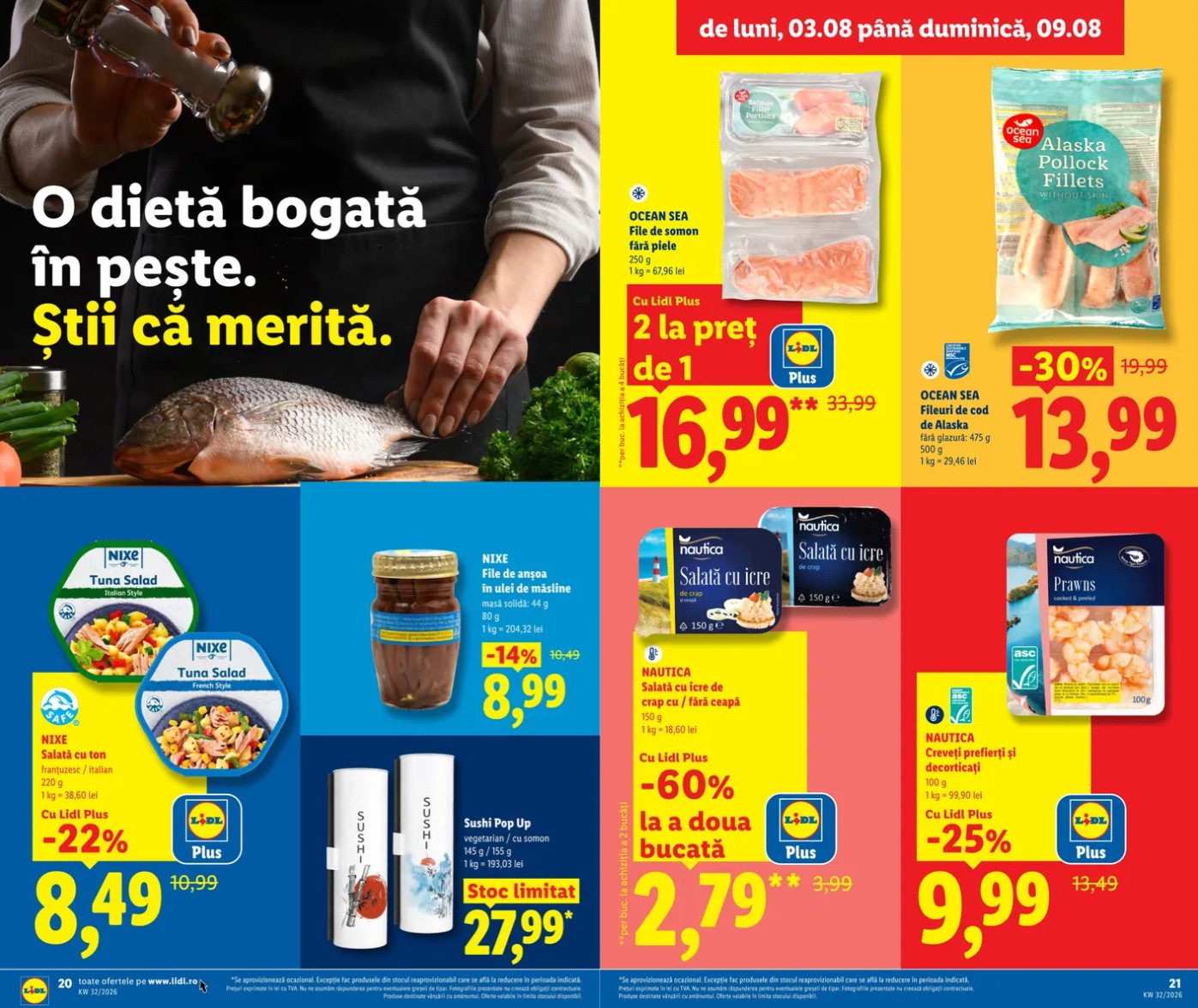 catalogul LIDL oferte 3 august 2026 - pagina 20 - 21 | iDevice.ro catalogul LIDL oferte 3 august 2026 - pagina 20 - 21