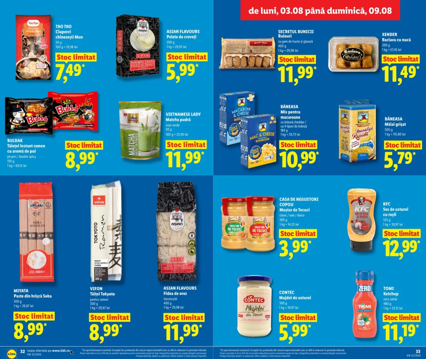 catalogul LIDL oferte 3 august 2026 - pagina 32 - 33 | iDevice.ro catalogul LIDL oferte 3 august 2026 - pagina 32 - 33