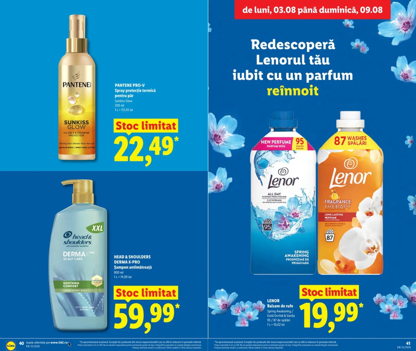 catalogul LIDL oferte 3 august 2026 - pagina 40 - 41 | iDevice.ro catalogul LIDL oferte 3 august 2026 - pagina 40 - 41