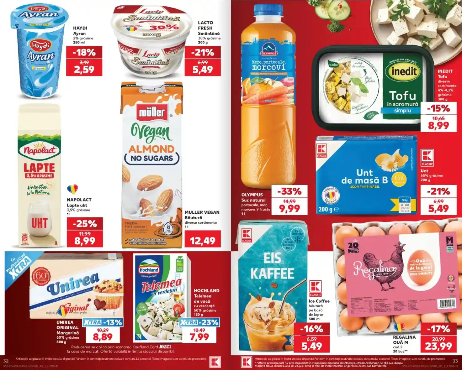 catalogul kaufland oferte 5 august 2026 - paginile 32 - 33 | iDevice.ro catalogul kaufland oferte 5 august 2026 - paginile 32 - 33