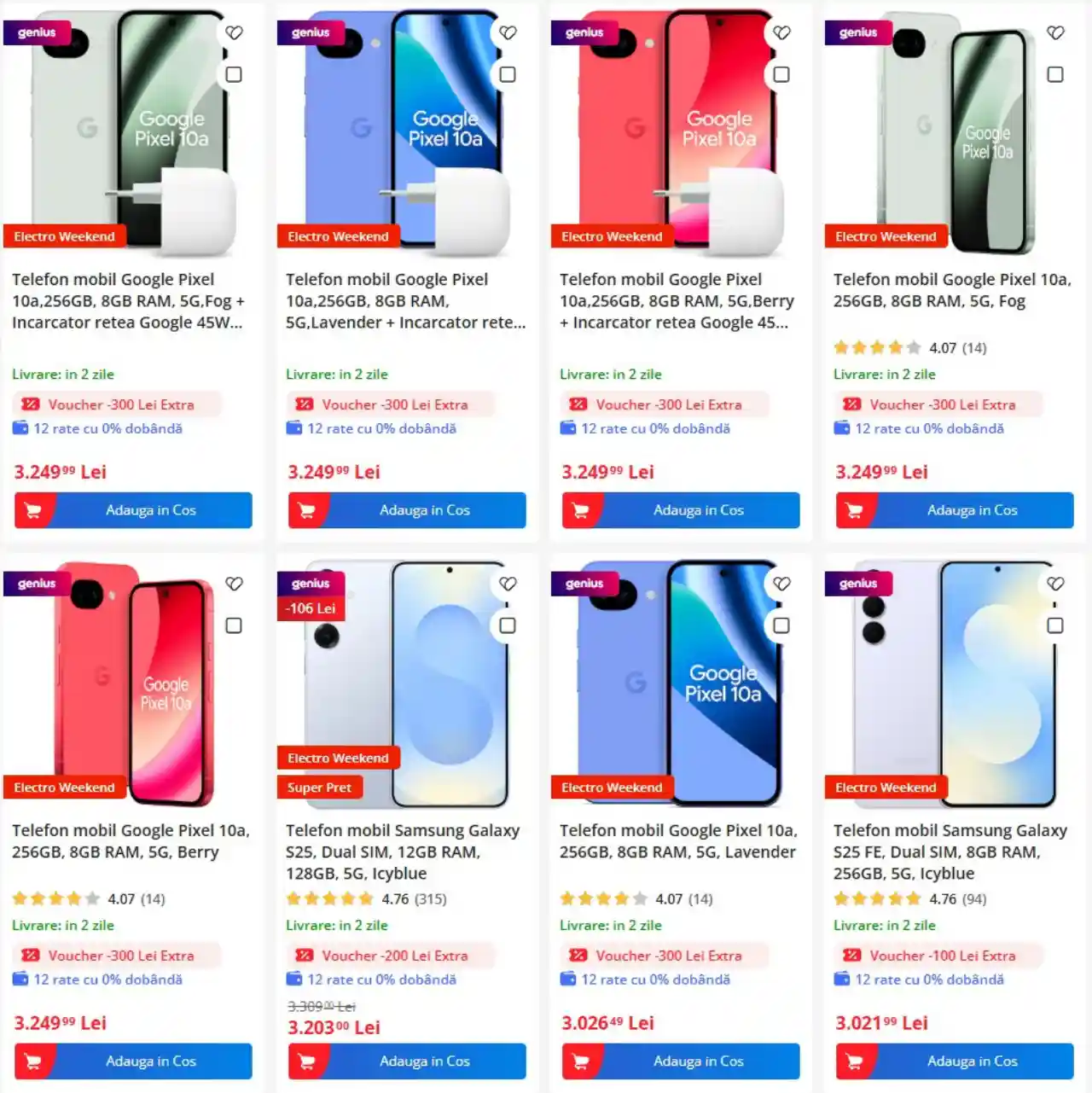 cupoane extra reducere emag Google Pixel 10 Samsung GALAXY S25 | iDevice.ro cupoane extra reducere emag Google Pixel 10 Samsung GALAXY S25