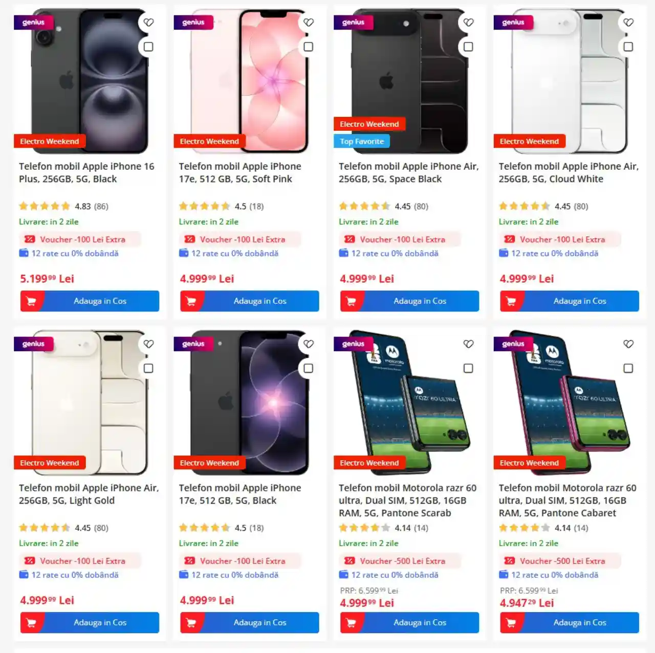 cupoane extra reducere emag Motorola Razr 60 iPhone Air iPhone 17 | iDevice.ro cupoane extra reducere emag Motorola Razr 60 iPhone Air iPhone 17