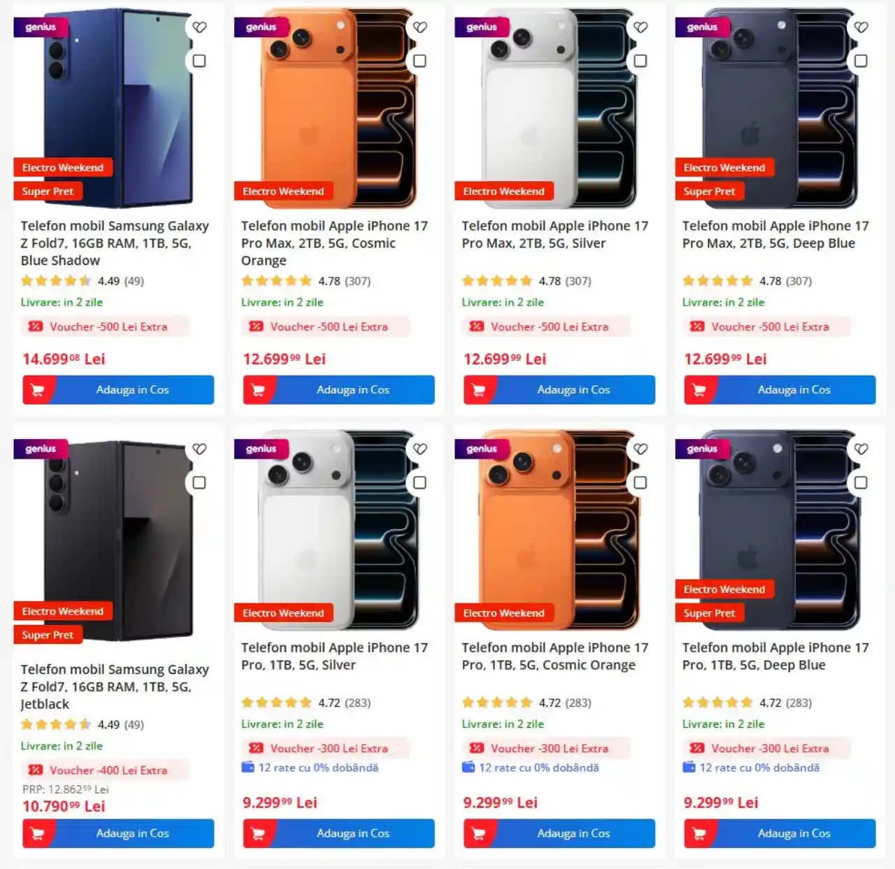 cupoane extra reducere iPhone 17 Pro eMAG | iDevice.ro cupoane extra reducere iPhone 17 Pro eMAG