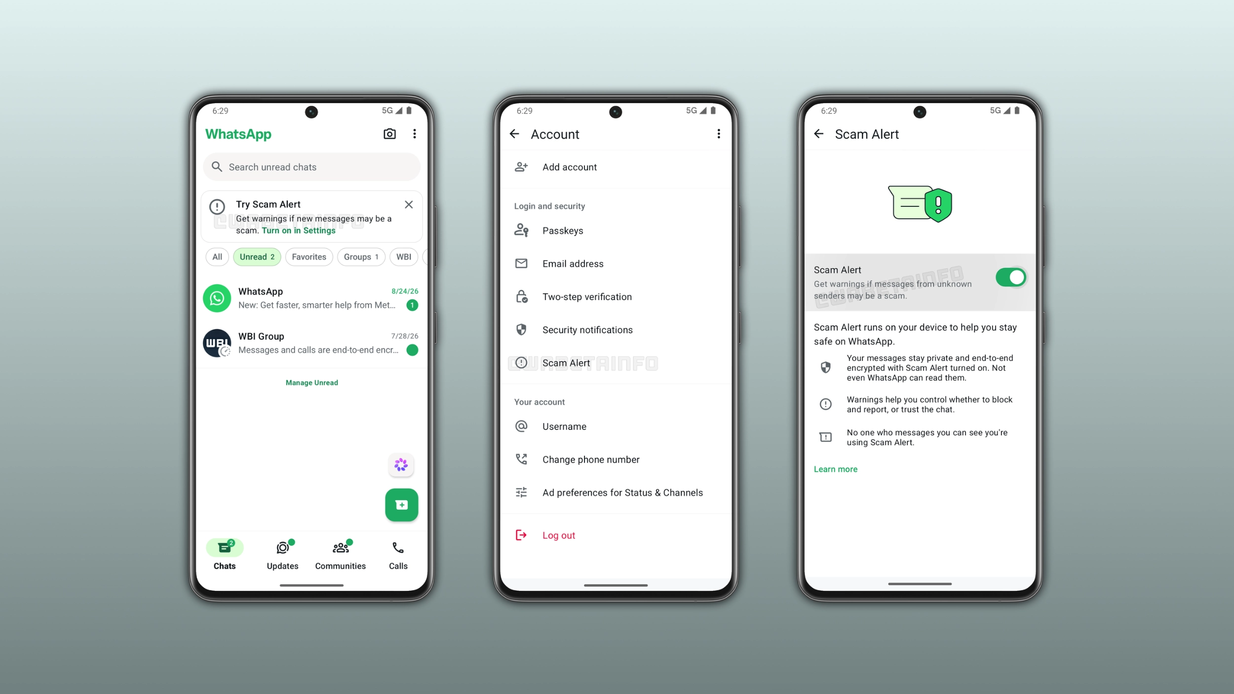 Activare Scam Alert in WhatsApp beta pentru Android