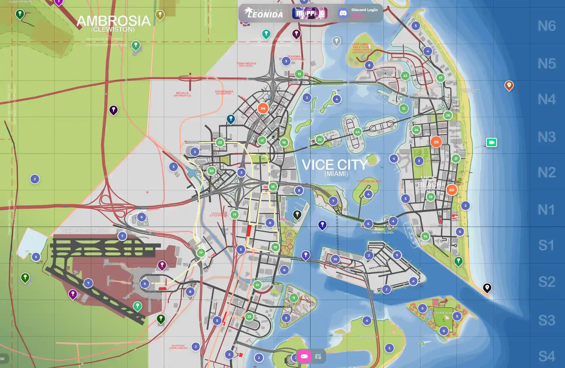 harta GTA 6 Vice City | iDevice.ro harta GTA 6 Vice City
