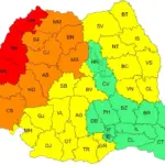harta meteo cu avertizari cod rosu si portocaliu de canicula | iDevice.ro harta meteo cu avertizari cod rosu si portocaliu de canicula