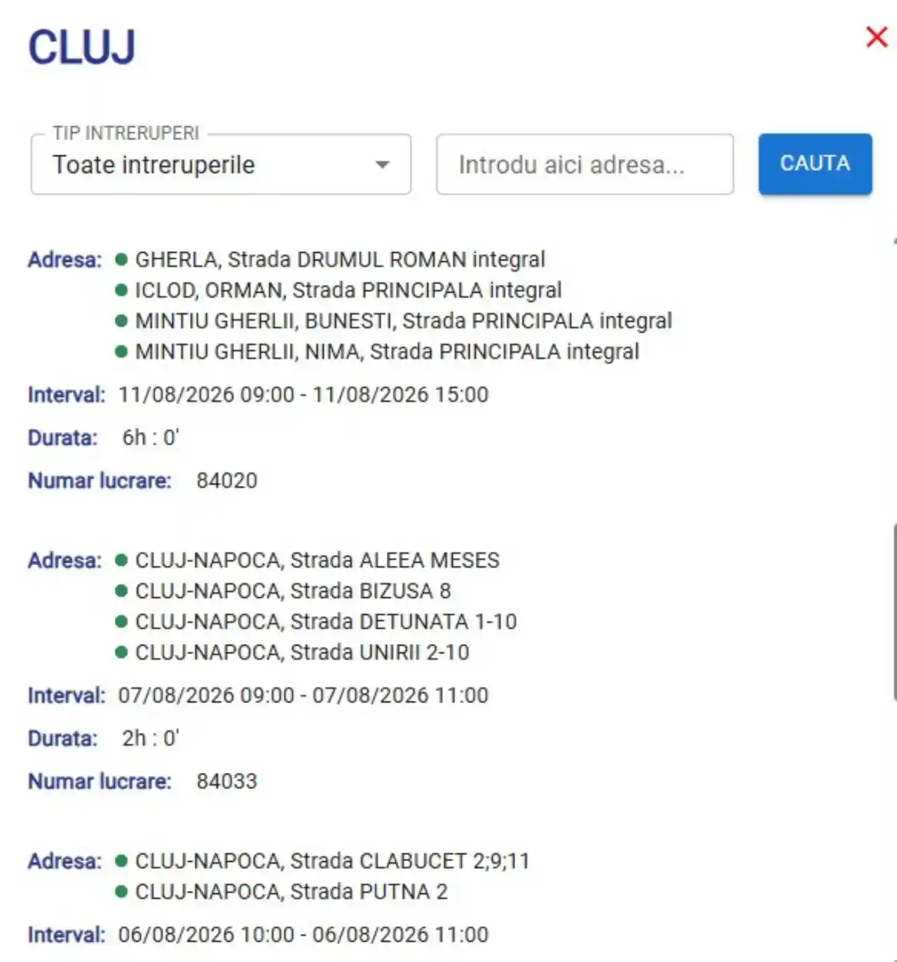 intreruperi electrica cluj programate criza energetica 3 august 2026 | iDevice.ro intreruperi electrica cluj programate criza energetica 3 august 2026
