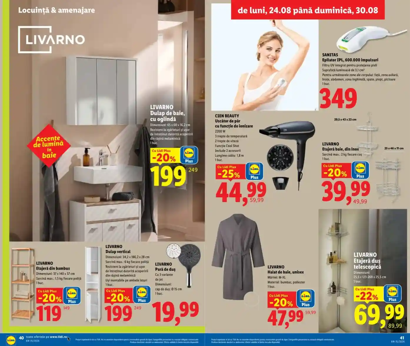 lidl catalog oferte 24 august - pagina 40 - 41 lidl catalog oferte 24 august - pagina 40 - 41
