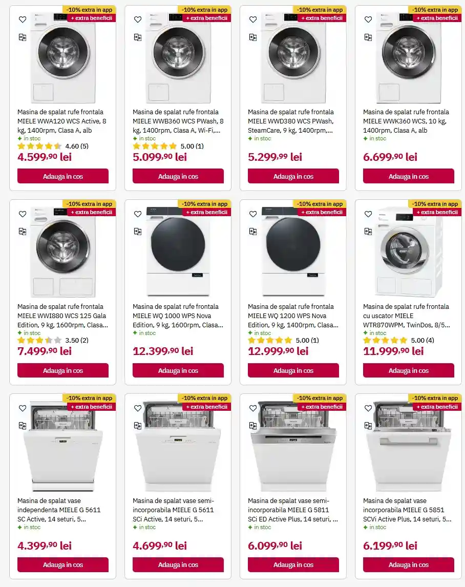 oferte ALTEX Extra reduceri promotii masini spalat 3 august 2028 | iDevice.ro oferte ALTEX Extra reduceri promotii masini spalat 3 august 2028