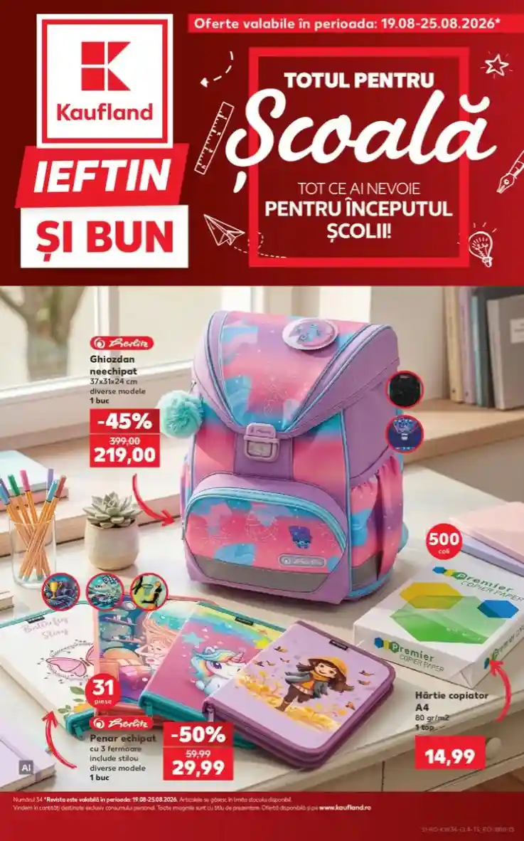 ofertele Kaufland catalog scoala pagina 1 ofertele Kaufland catalog scoala pagina 1