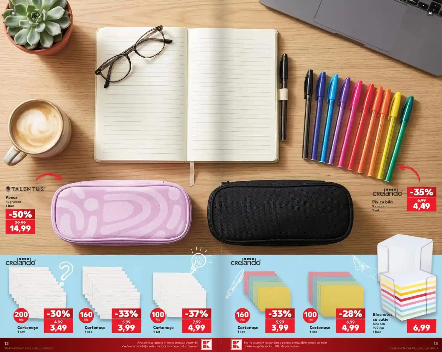 ofertele Kaufland catalog scoala pagina 12 - 13 ofertele Kaufland catalog scoala pagina 12 - 13