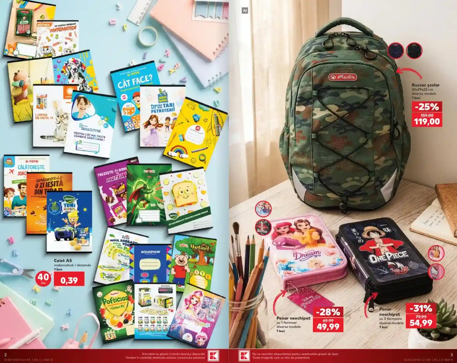 ofertele Kaufland catalog scoala pagina 2 - 3 ofertele Kaufland catalog scoala pagina 2 - 3