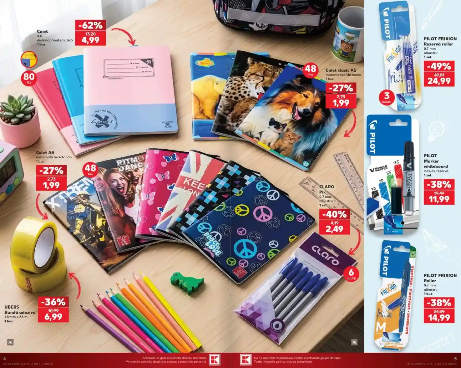 ofertele Kaufland catalog scoala pagina 4 - 5 ofertele Kaufland catalog scoala pagina 4 - 5