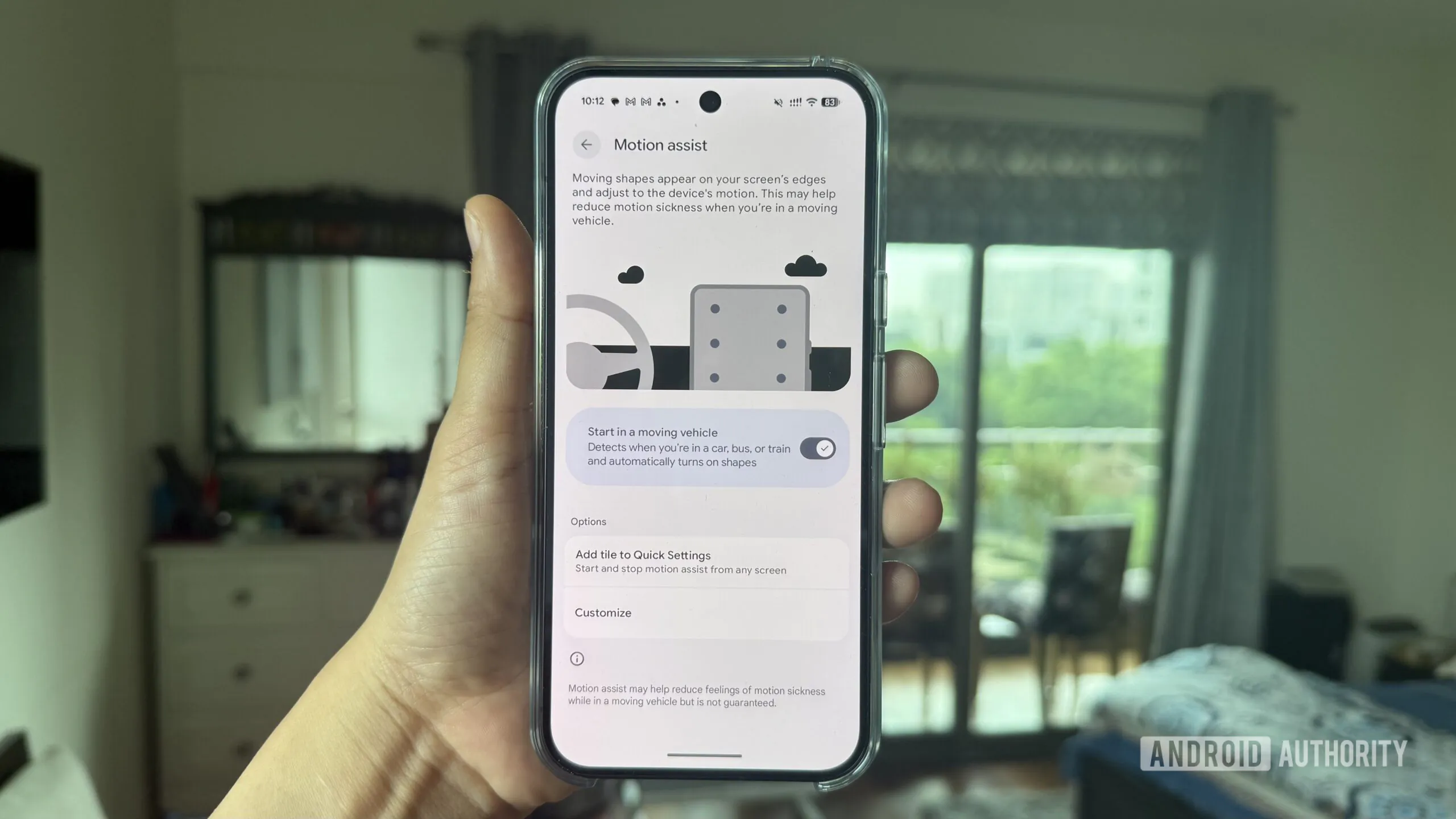 Copertă Motion Assist Pixel 11