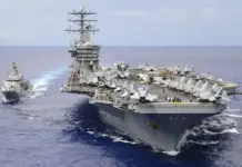 RĂZBOI în Iran: USS Theodore Roosevelt ar putea fi trimis din nou în Orientul Mijlociu, pe fondul rotațiilor prelungite ale portavioanelor SUA portavion american