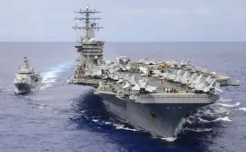 RĂZBOI în Iran: USS Theodore Roosevelt ar putea fi trimis din nou în Orientul Mijlociu, pe fondul rotațiilor prelungite ale portavioanelor SUA portavion american