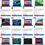 resigilate emag de la 3 lei - oferte 2 august 2026 - laptop | iDevice.ro Product grid showing multiple laptop listings with blue 'Vezi Detalii' buttons in an online store page (Romanian).