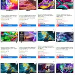 resigilate emag de la 3 lei - oferte 2 august 2026 - televizoare | iDevice.ro Grid of refurbished TVs listing with brand logos and prices; blue Buy/Details button visible on each tile (Romanian site). Each card shows a TV model and delivery info.