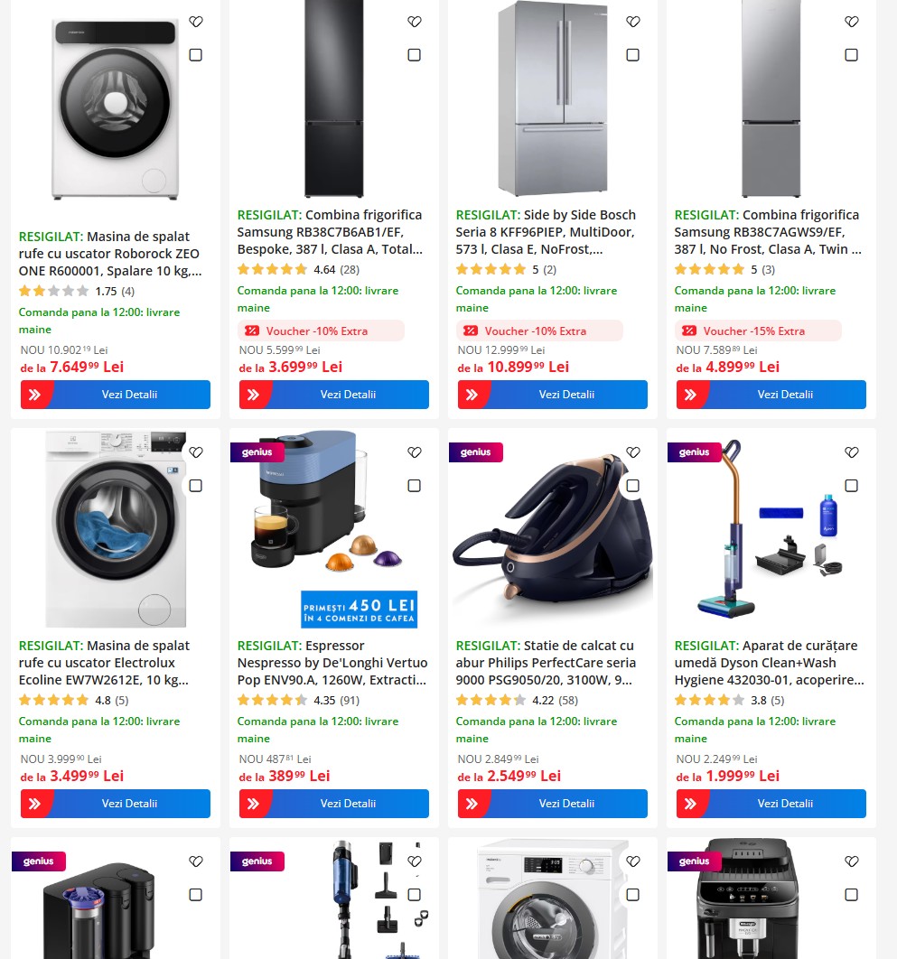resigilate emag oferte aparate electrocasnice ieftine | iDevice.ro resigilate emag oferte aparate electrocasnice ieftine