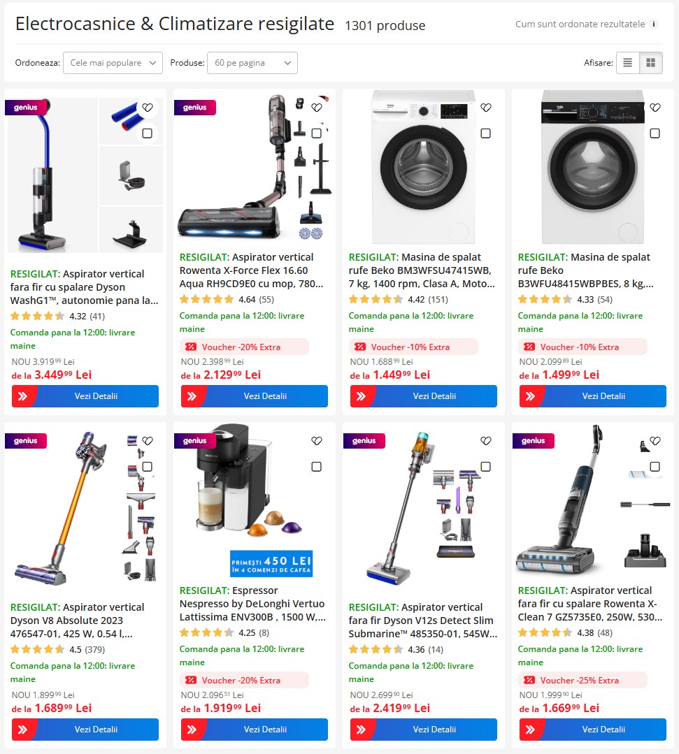 resigilate emag oferte aparate electrocasnice | iDevice.ro resigilate emag oferte aparate electrocasnice