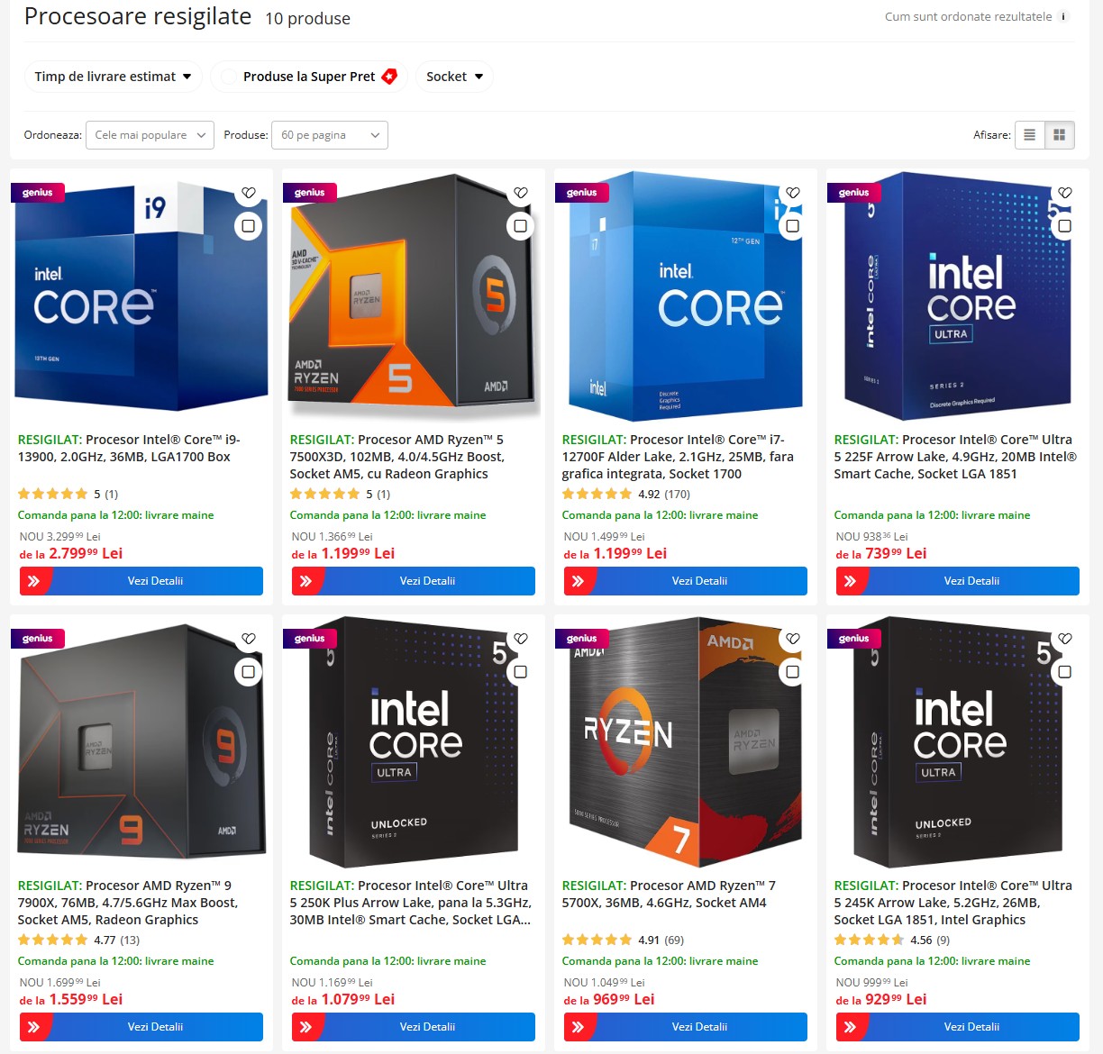 resigilate emag oferte procesoare | iDevice.ro resigilate emag oferte procesoare