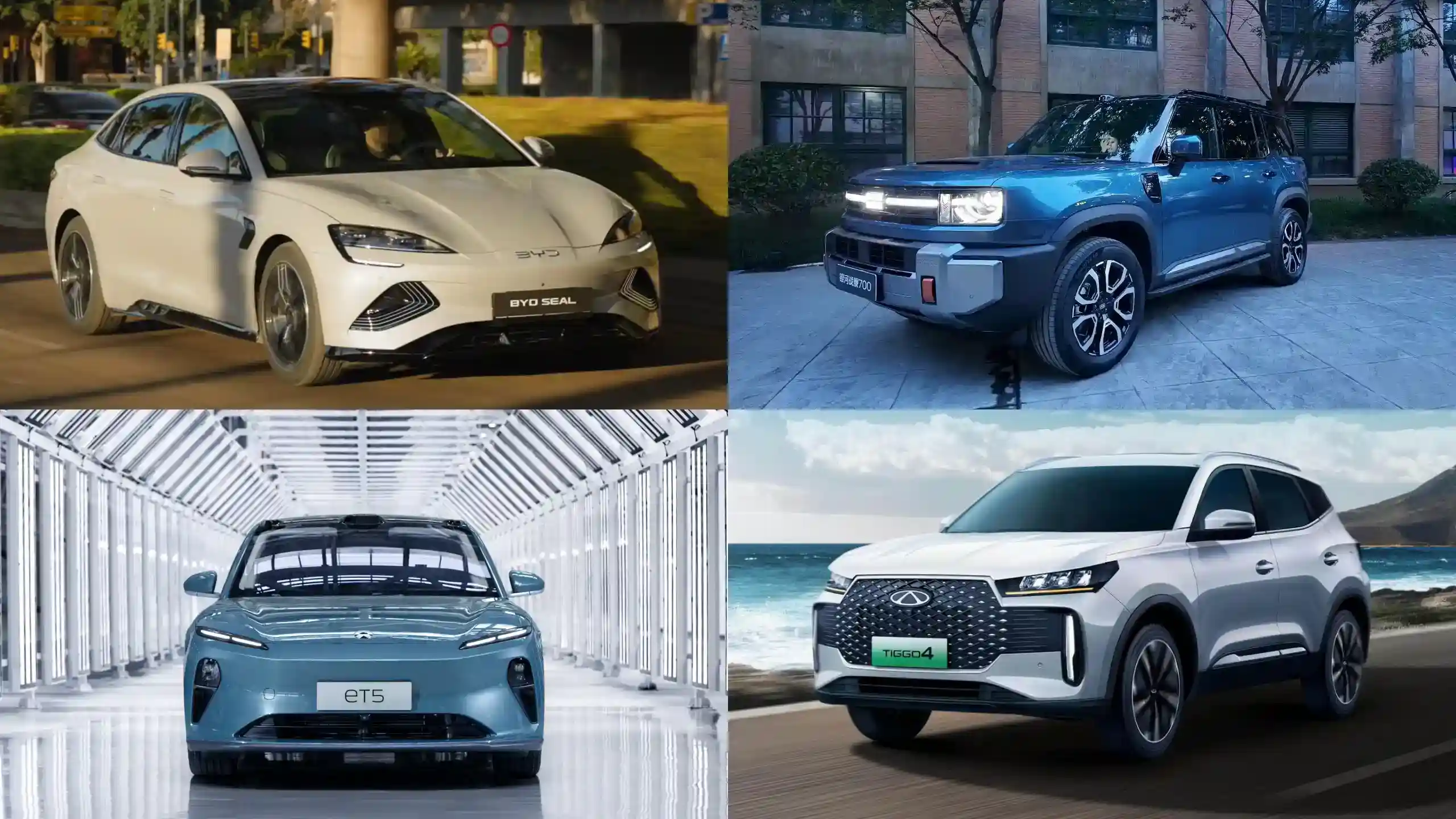BYD, Geely, Chery, Nio SAIC