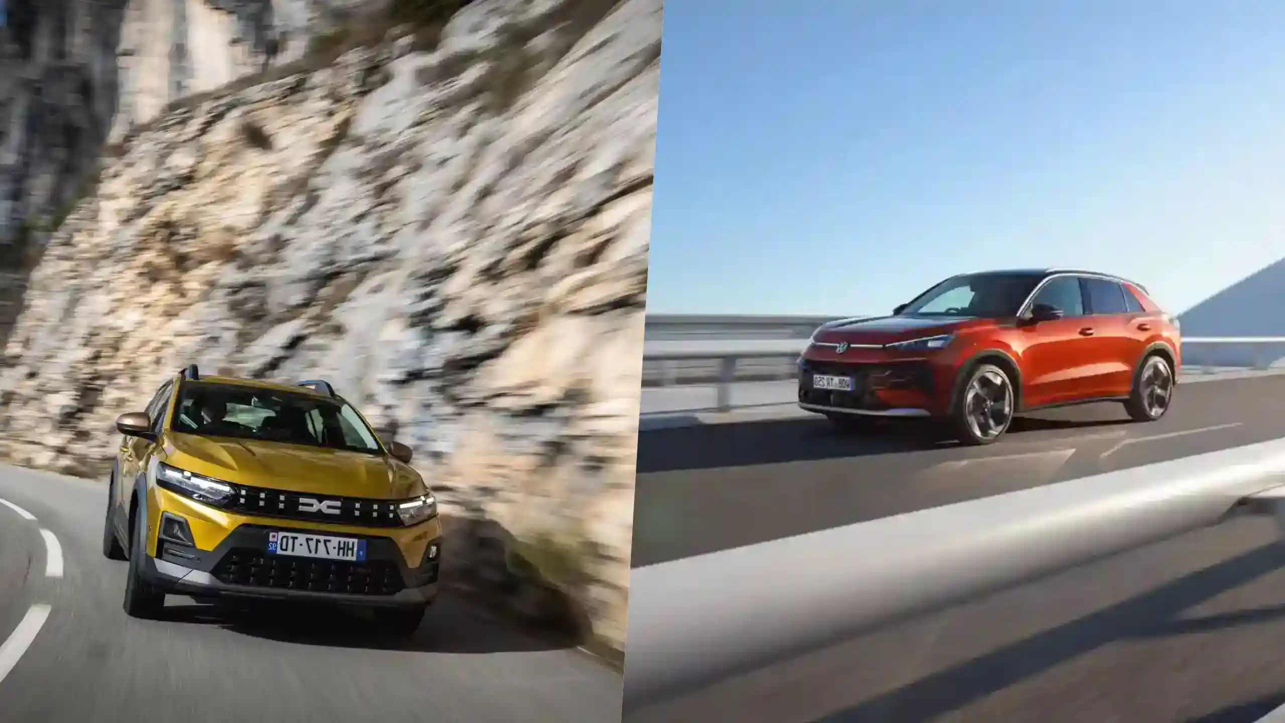 DACIA Sandero Volkswagen T-Roc DACIA Sandero Volkswagen T-Roc