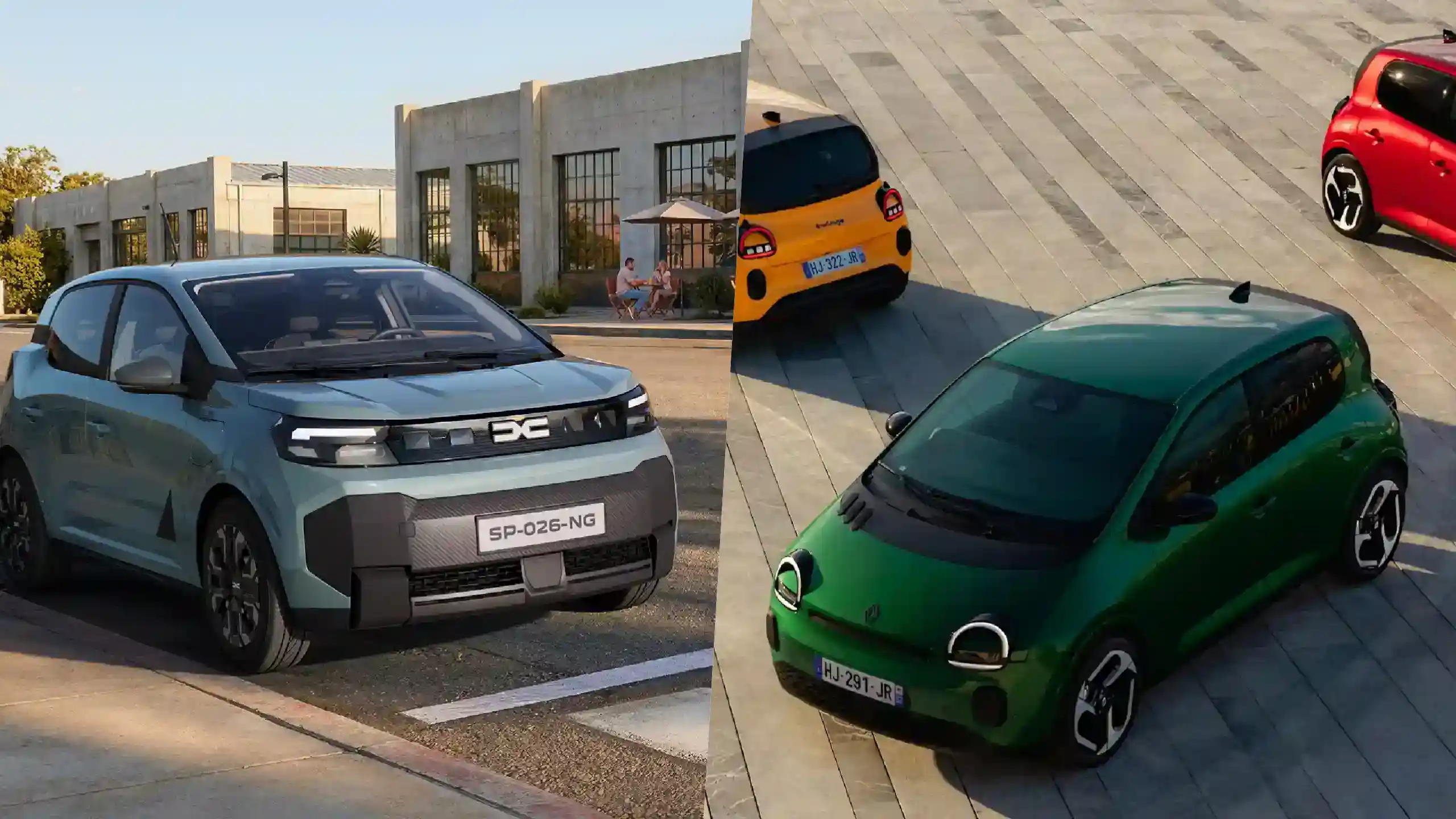 DACIA Spring 2 Renault Twingo E-Tech DACIA Spring 2 Renault Twingo E-Tech