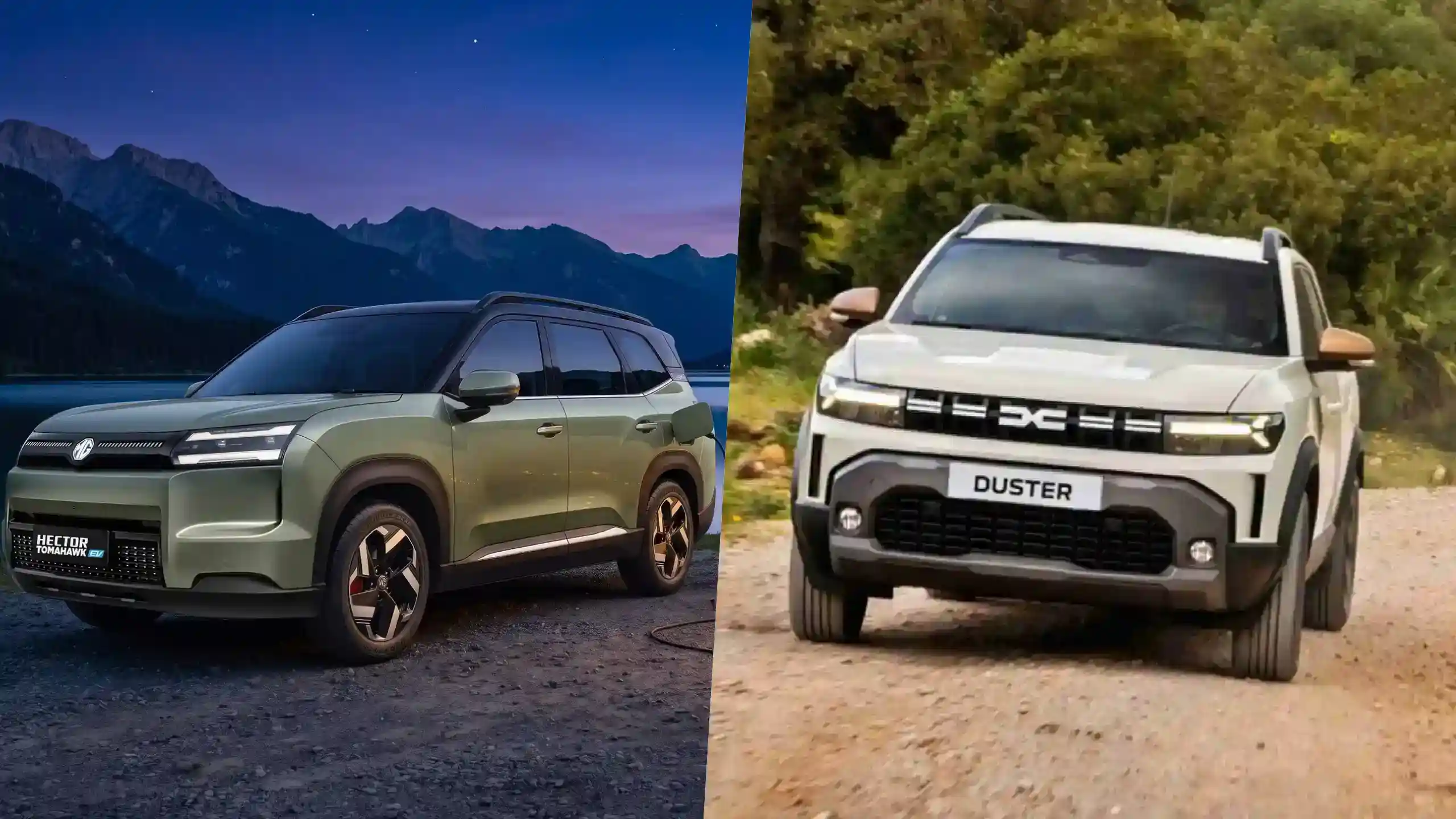 MG Hector Tomahawk Dacia Duster 3 MG Hector Tomahawk Dacia Duster 3