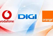 Vodafone și DIGI Mobil încleștate într-o luptă strânsă la portări, Orange privește de pe tușă Orange Vodafone DIGI Mobil