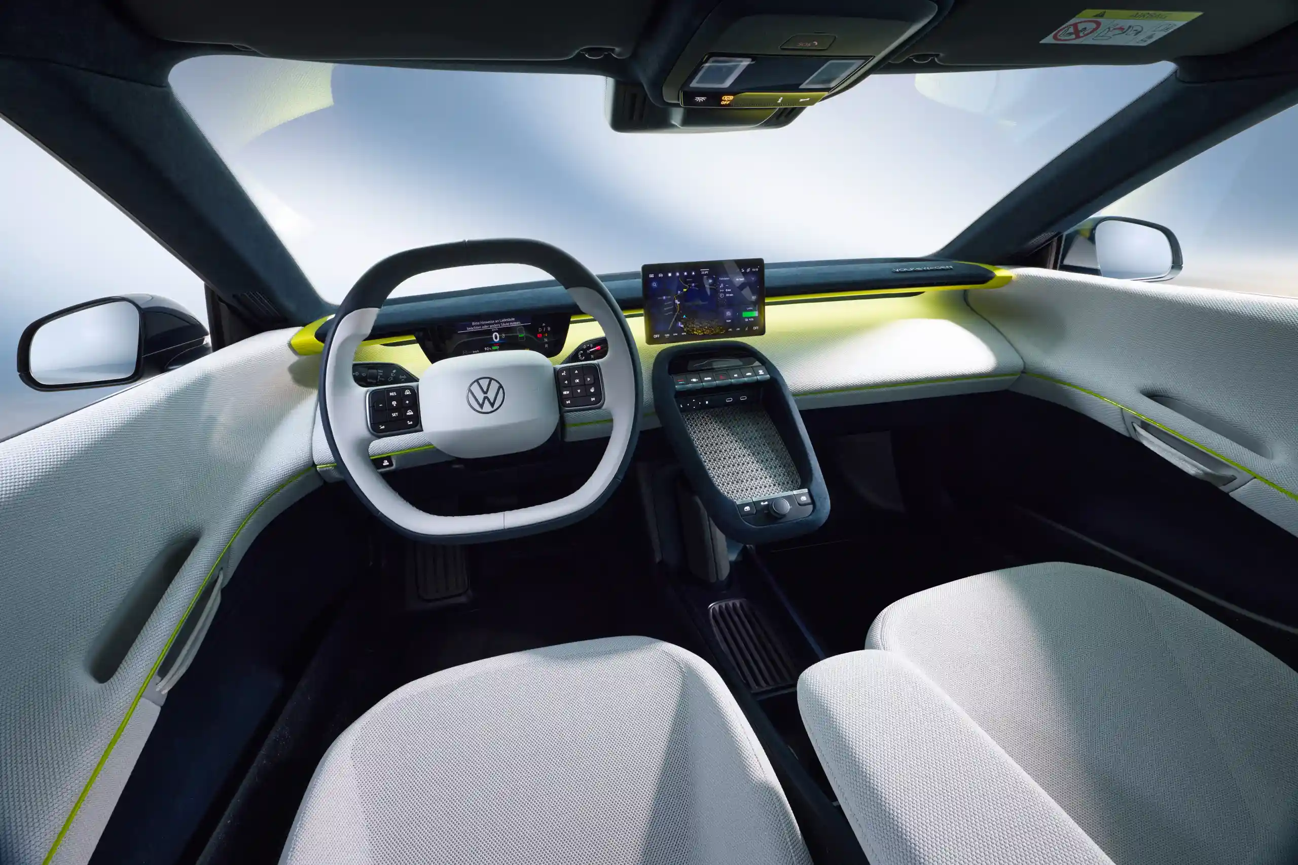 Volkswagen XL1 interior Volkswagen XL1 interior