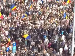 proteste violente bucuresti piata victoriei