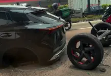 Imaginile Groazei cu o mașină Chery Omoda 5 care s-a rupt în mers (VIDEO) Chery Omoda 5 punte spate ruptă