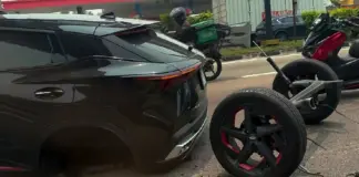Chery Omoda 5 punte spate ruptă