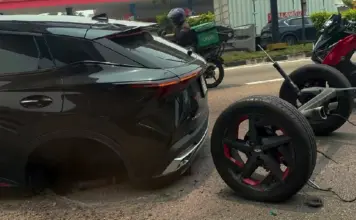 Imaginile Groazei cu o mașină Chery Omoda 5 care s-a rupt în mers (VIDEO) Chery Omoda 5 punte spate ruptă