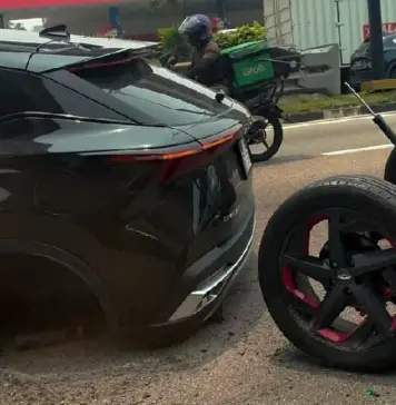 Imaginile Groazei cu o mașină Chery Omoda 5 care s-a rupt în mers (VIDEO) Chery Omoda 5 punte spate ruptă