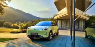 Geely E2 încărcare
