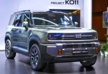 Geely KO11 are Lansarea Anunțată în Europa cu Dotări Extravagante la care mașinile Audi, BMW, Mercedes, Volkswagen doar Visează Geely KO11 bară față showroom