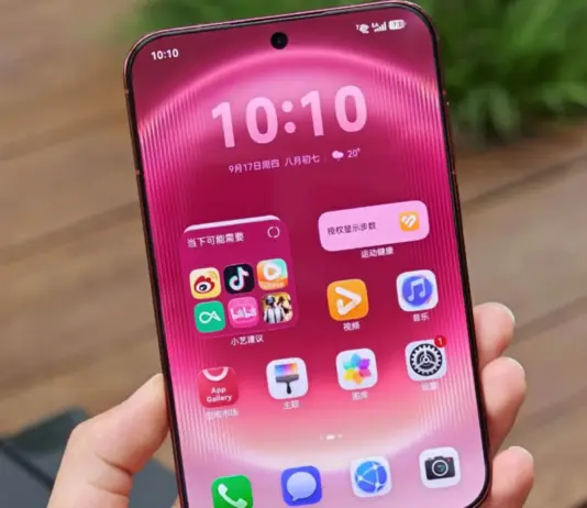 Huawei Pura X View iPhone