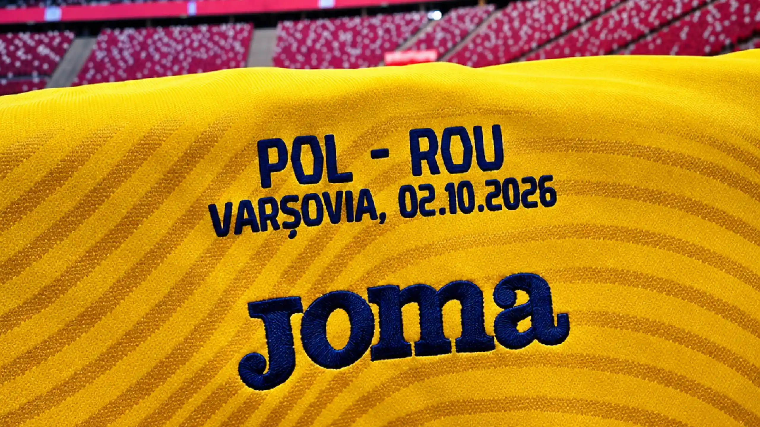 Romania Jersey at Matchday Stadium Romania Jersey at Matchday Stadium
