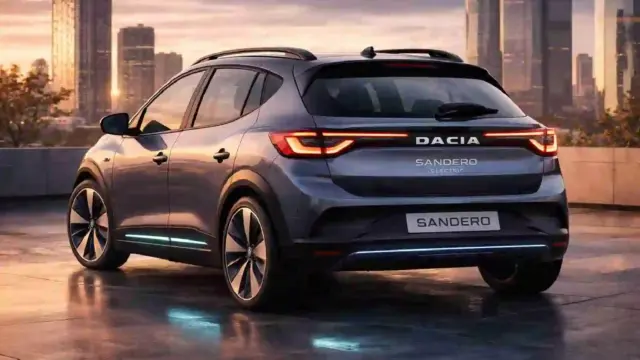 DACIA Sandero 2028 electrica spate