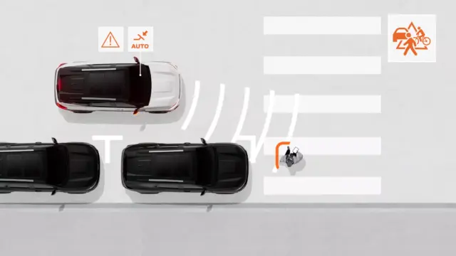 DACIA Bigster 2027 Facelift detectie pietoni