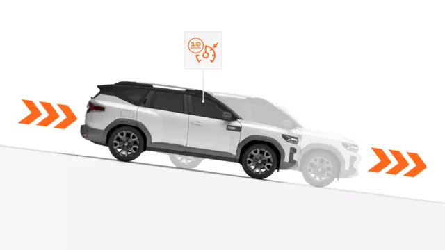DACIA Bigster 2027 Facelift franare panta