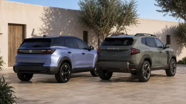 DACIA Duster 2026 comparata FIAT Grizzly spate
